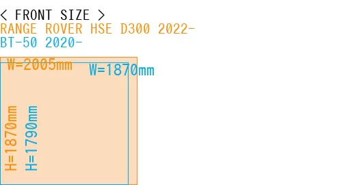#RANGE ROVER HSE D300 2022- + BT-50 2020-